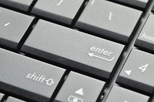 Gros plan du clavier de l'ordinateur portable — Photo