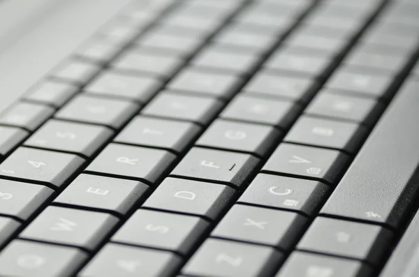 Gros plan du clavier de l'ordinateur portable — Photo