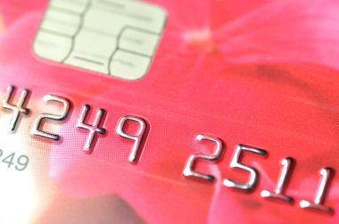 kredi kartı closeup