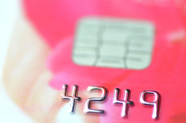 Encerramento do cartão de crédito — Fotografia de Stock