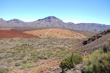 ıssız peyzaj teide Milli Parkı tenerife, Kanarya Adaları, İspanya
