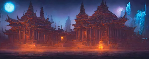 Chinese temple wallpaper - Fantasy wallpapers - #22301