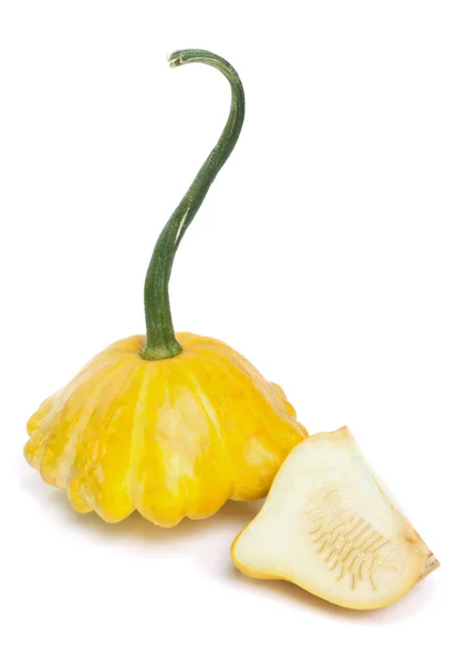 Gele pattypan — Stockfoto