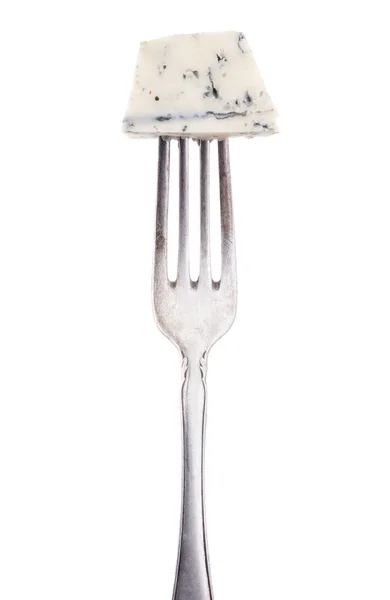 Isolerade bit ädelost med en adelsmannen gjuter på gaffeln — Stockfoto
