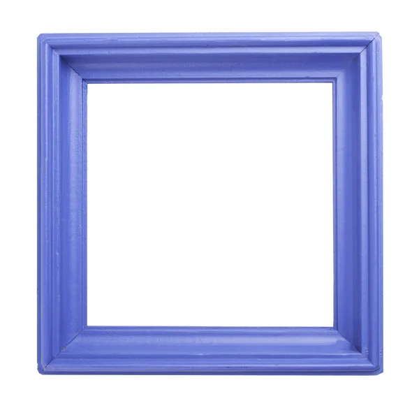 Violette Rahmen auf weißem Hintergrund — Stockfoto