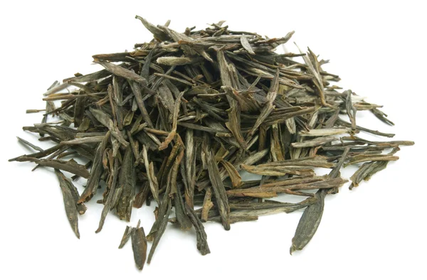 中国绿茶的堆 图库图片