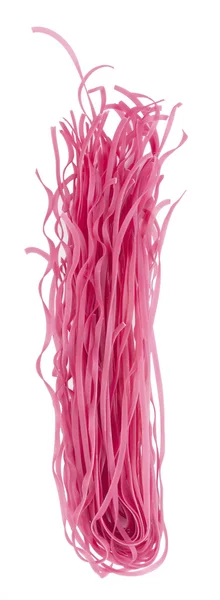 Home Made Pasta With Beetroot — Stock Photo, Image