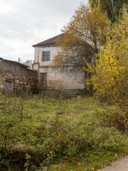 Herfst Berghut Het Leven Van Bergherders Houthakkers Die Teruggaan Tijd — Stockfoto