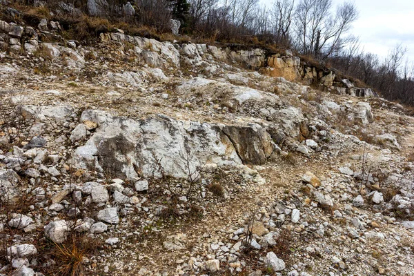 Kamenná Náhorní Plošina Hornaté Oblasti Podzim Zataženo — Stock fotografie