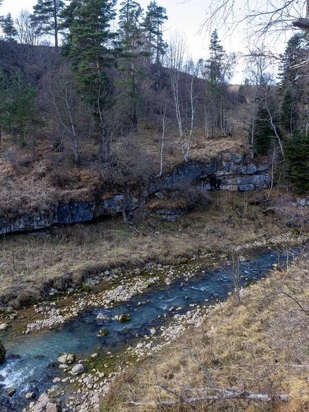 Bir sonbahar günü, bir dağ nehrinin yatağında yolculuk ederken doğa kış uykusuna hazırlanıyor..