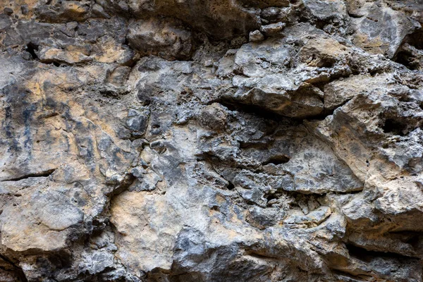 Piedra Natural Natural Túnel Piedra Río Montaña Material Inerte Utilizado —  Fotos de Stock