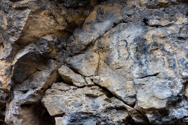 Natural Natural Stone Stone Tunnel Mountain River Inert Material Used — Fotografia de Stock