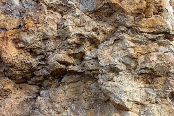 Piedra Natural Natural Túnel Piedra Río Montaña Material Inerte Utilizado — Foto de Stock