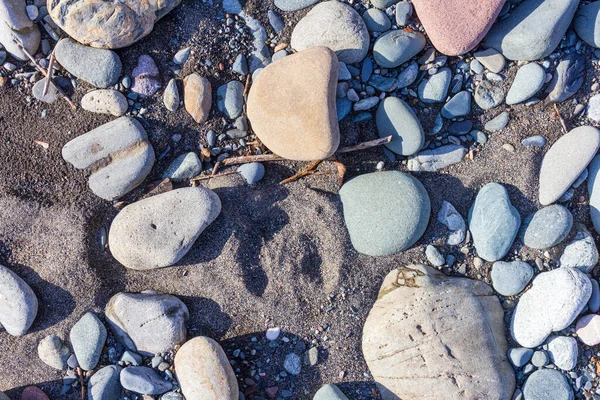 Sorgenti Del Fiume Montagna Viaggio Lungo Letto Del Fiume Fondo — Foto Stock