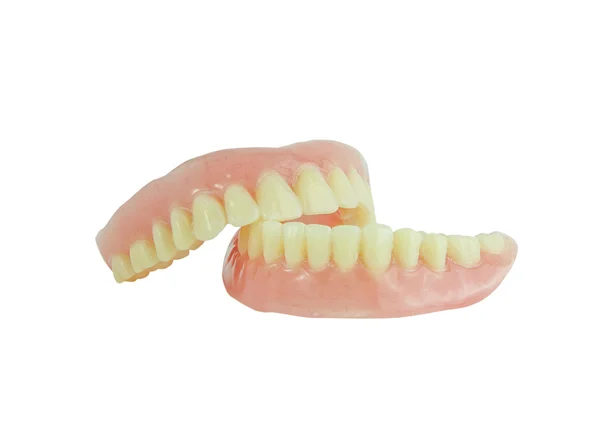 Dentaduras totais isoladas — Fotografia de Stock