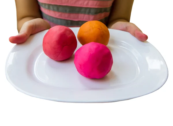 Colorful play dough — Stock Photo, Image