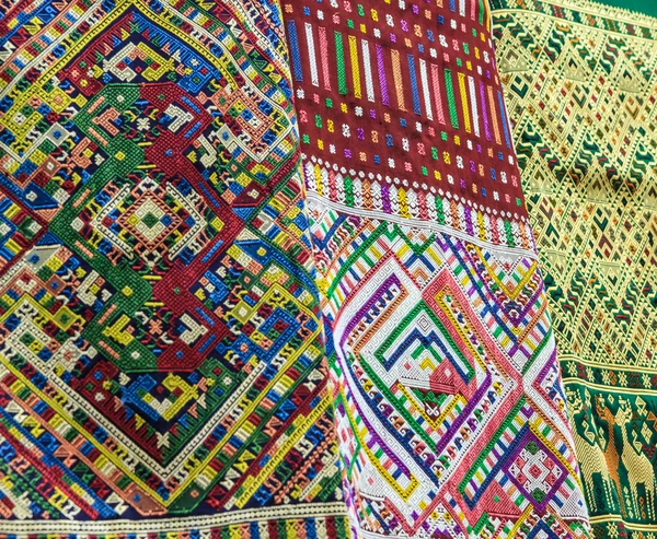 Laos ipek desen, el yapımı ürün