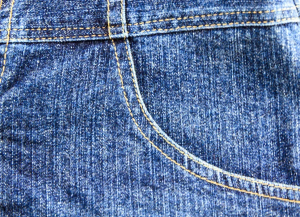 Blue jeans zak — Stockfoto