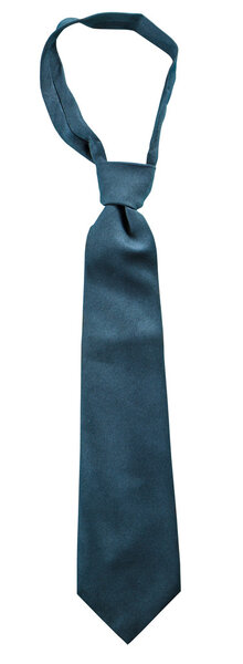 Black necktie isolated