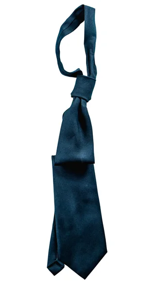 Black necktie isolated on white background — Stock Photo, Image