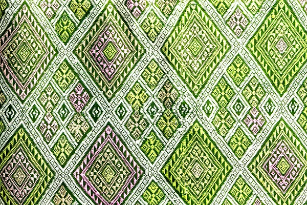 Pattern in thai silk dress — Stock Photo, Image