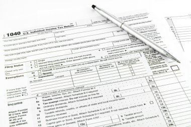 vergi yılı için vergi formu