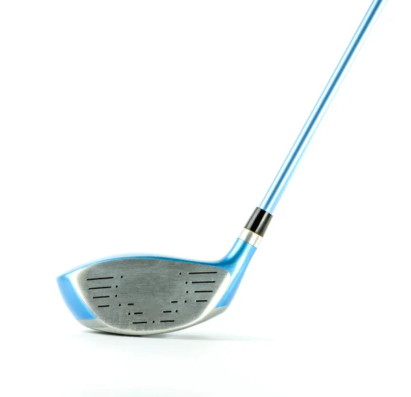 Modern blue golf club isolated — Stock Photo, Image