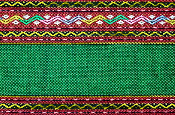 Pattern of Thai hand made fabric — Stock Photo, Image