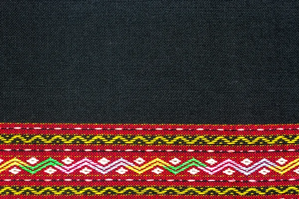 Узор из ткани ручной работы тайцев — стоковое фото