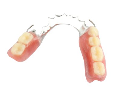 Partial Denture isolate clipart