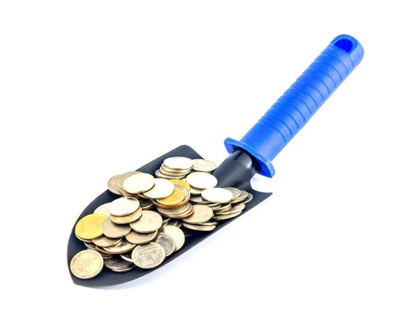 Save money,Money on trowel — Stock Photo, Image