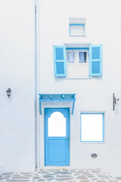 Blue Vintage door — Stock Photo, Image