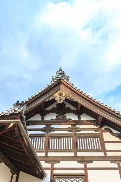 Telhado de detalhe em Kinkaku kyoto, Japão — Fotografia de Stock