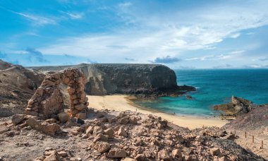 papagayo beach, lanzarote, Kanarya Adaları, İspanya