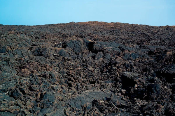 Paisaje Volcánico Del Parque Nacional Timanfaya Isla Lanzarote — Foto de Stock