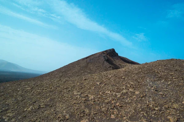 Vulkanische Landschaft Des Timanfaya Nationalparks Auf Der Insel Lanzarote — Stockfoto