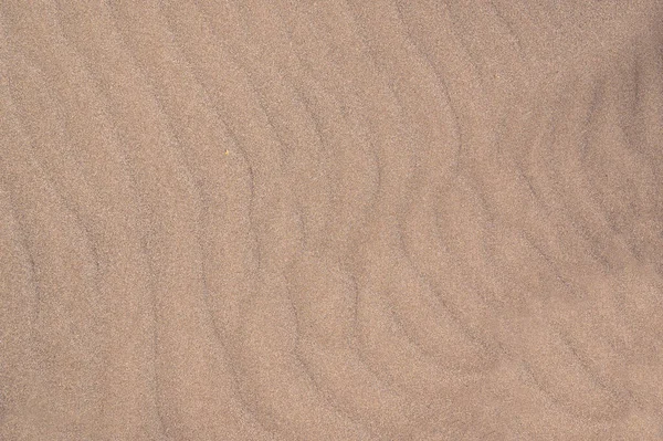 有波纹的海滩沙背景 — 图库照片