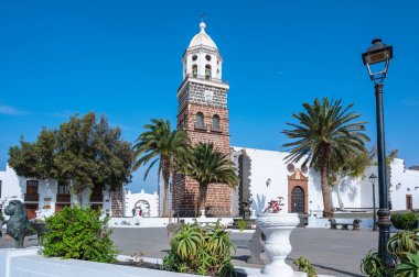 Teguise Kilise Meydanı, Lanzarote, Kanarya Adaları, İspanya