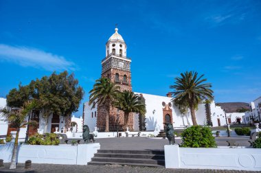 Teguise Kilise Meydanı, Lanzarote, Kanarya Adaları, İspanya