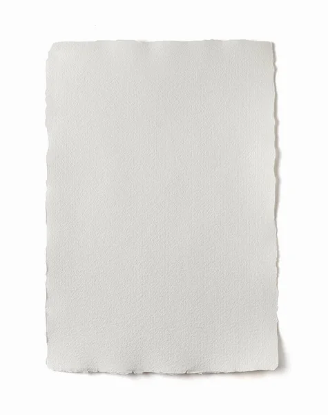 Грубая Бумага Изолированная Фона — стоковое фото