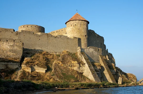Medieval fortress Akkerman on the Dniester estuary — Stock Photo, Image