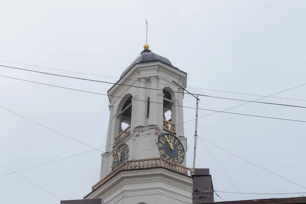 VYBORG, RUSKO - 31.října 2021: Hodinová věž, Vyborg — Stock fotografie