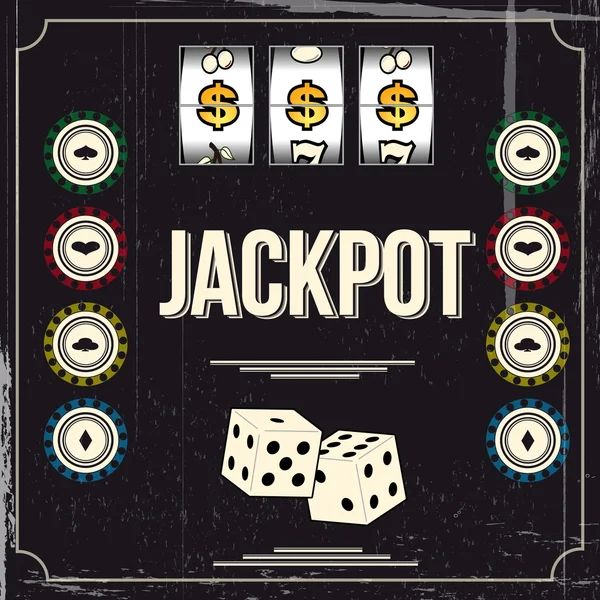 Jackpot — Stockový vektor