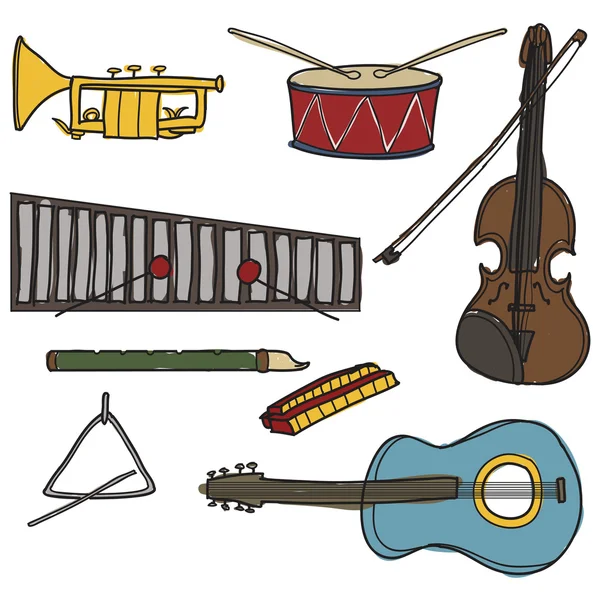 Freehand instruments — Stock Vector