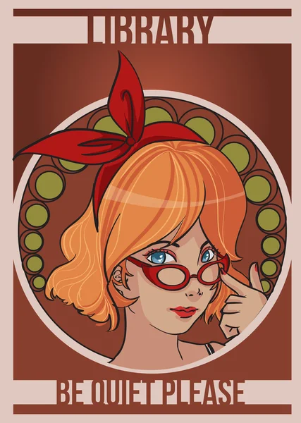Kütüphane kız