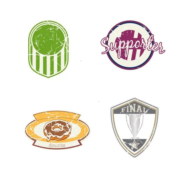 Logos sportifs vintage — Image vectorielle