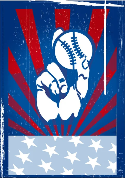 Americký baseball Vektorová Grafika