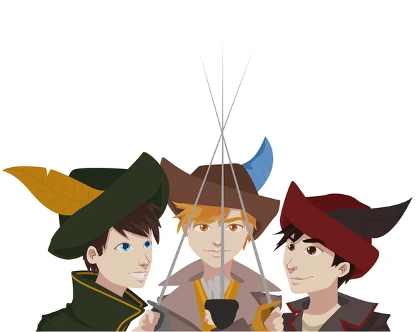 Silahşörler vektör