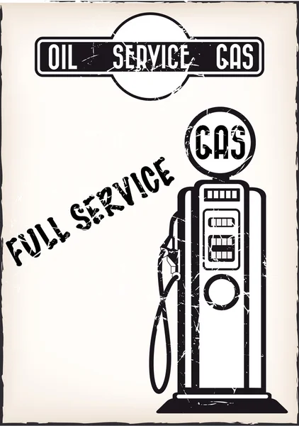 Servis istasyonu poster