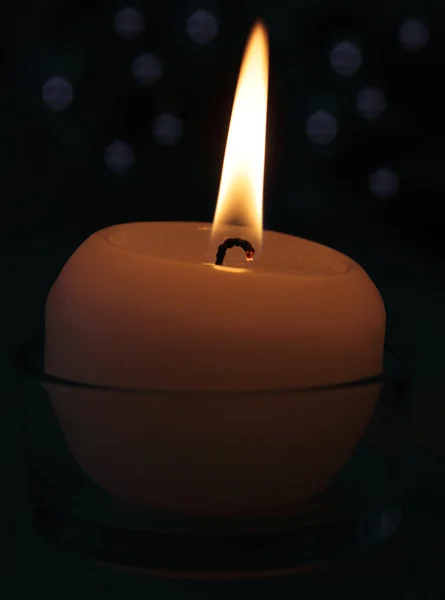 Burning candle — Stock Photo, Image